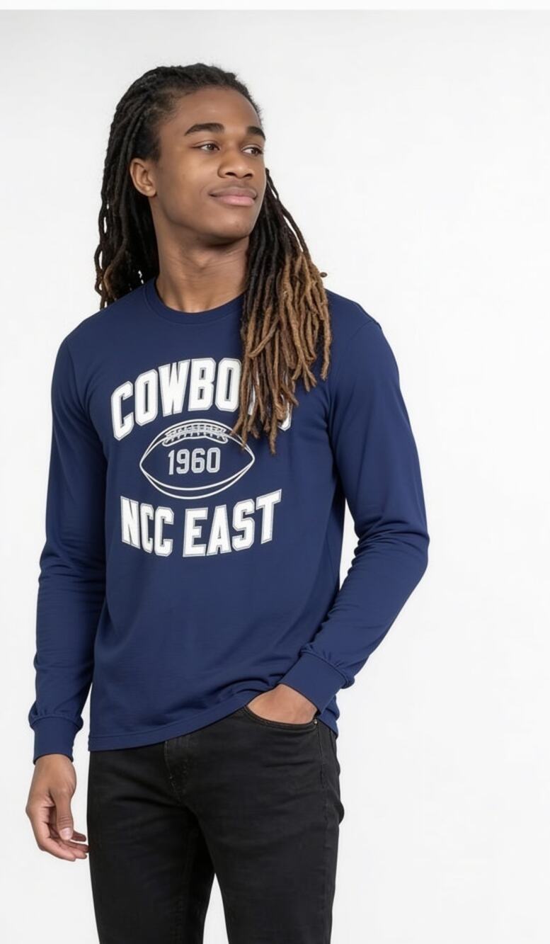 Dallas Cowboys Authentic Apparel Men’s Long Sleeve Graphic Shirt – XL